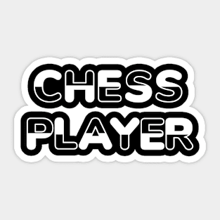 Chess Player Sticker